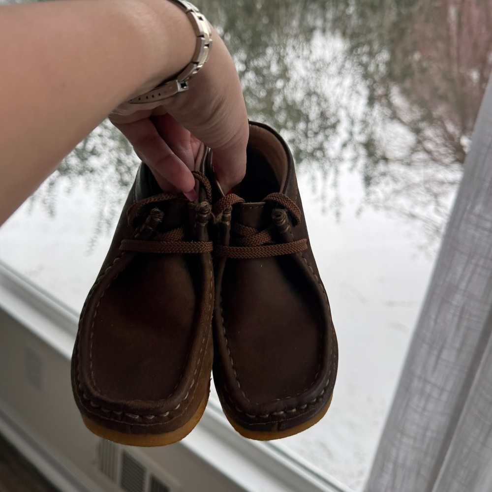 Clarks Wallabee Boot - Little Kid - Beeswax 9c - Picture 3 of 7